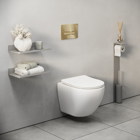 Клавиша смыва Grossman Pragma 700.K31.03.300.300 золото глянцевый